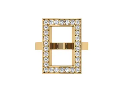 Soliter antique Ring 3D print model