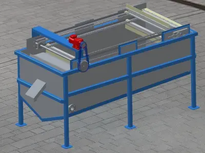 skimmer tank 5 m3 Free 3D model