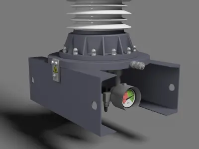 Current transformer 3D model