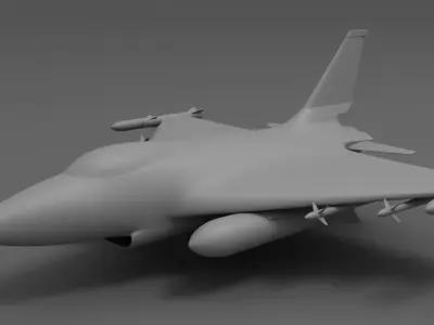 F16 Fighter Plane Free 3D model