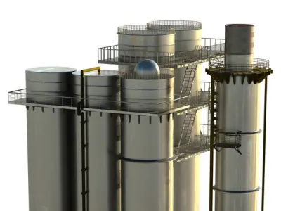 Industrial Models 3D model