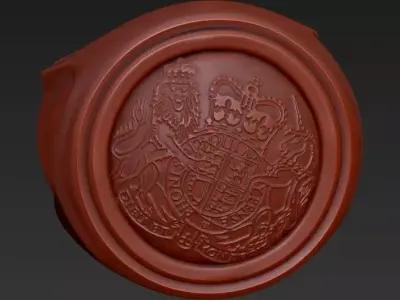 Ring Cinematic gamedev Low-poly 3D model