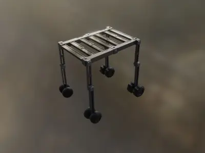 MECHANICAL ROBOT Low-poly 3D model
