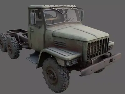 KrAZ-255 3D model