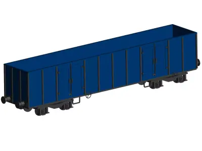 train wagon 3D model buy
