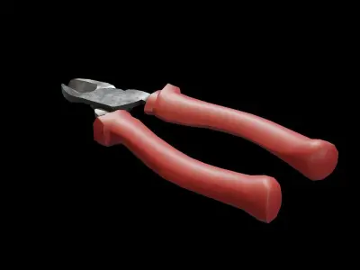 Side Cutter Low-poly 3D model