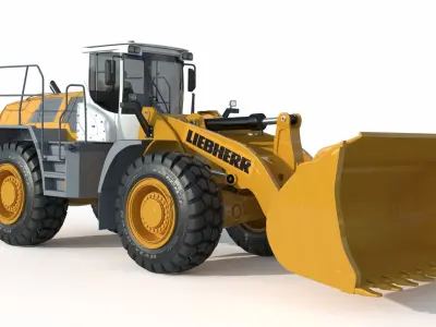 Liebherr L 580 Wheel Loader 3D model