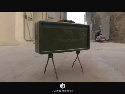 M18 Claymore - Game Ready PBR Low-poly 3D model