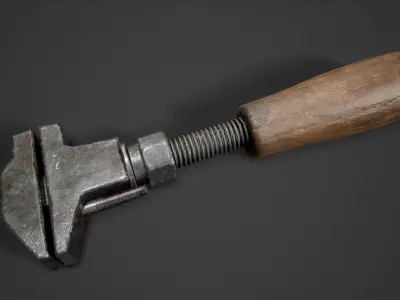 Garage Tools Low-poly 3D model purchase