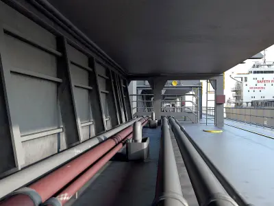 Bulk carrier  3D model