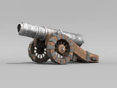 Pirate Cannon 3D model purchase