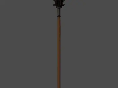 Grand mace Low-poly 3D model
