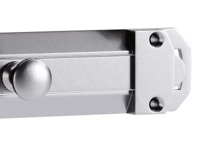 Brass Slide Bolt Door Latch 3D model