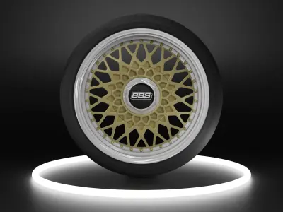 BBS RS 212 Low-poly 3D model