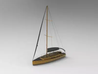 Sailing boat 3D model order