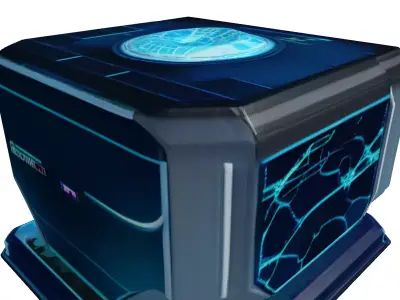 Holographic Map Projector 3D Model 3D model purchase
