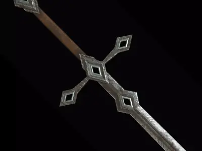 The Rhombus Sword Free low-poly 3D model