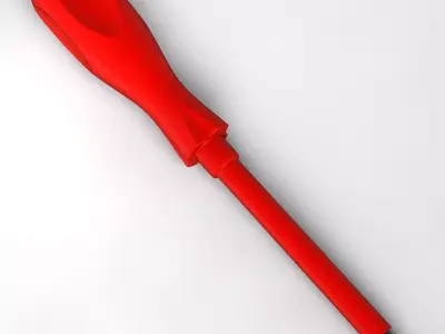Realistic Screwdriver pen 3D model