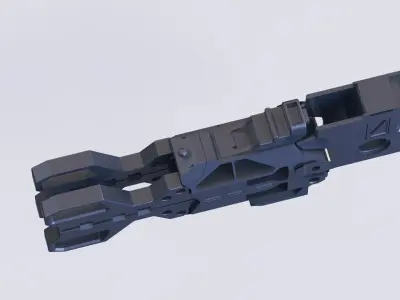 Scifi spaceship spacecraft part  3D model