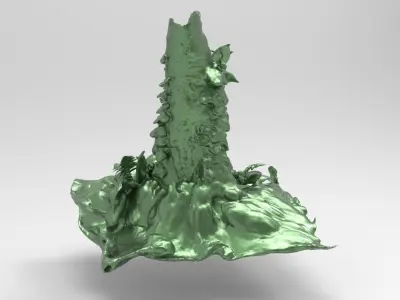 Cave Fern Tree 3D model