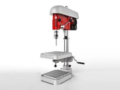 Drill Machine - All Parts 3D model