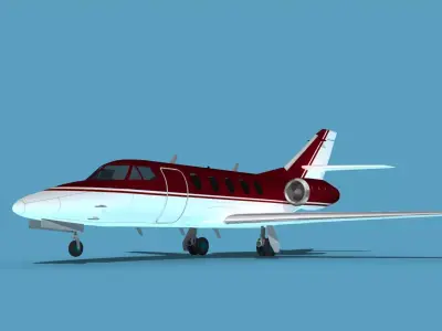 Dassault Falcon 20 V13 3D model