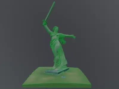 Statue of stalingrad 3D model