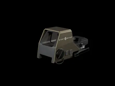 Sightmark Ultra Shot R-SPEC Reflex Sight  Low-poly 3D model
