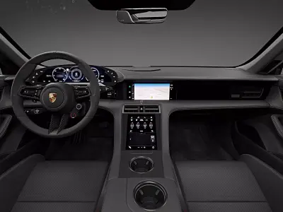 2025 Porsche Taycan Turbo GT Weissach Package 3D model