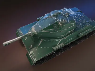 Old Tank 3D model