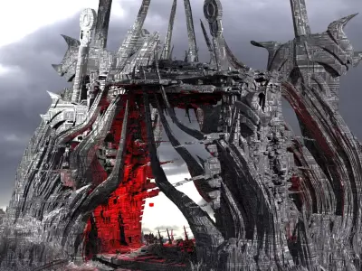 Colossal Titan Entranceway 3 3D model