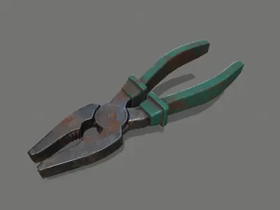 nippers pliers Low-poly 3D model shop