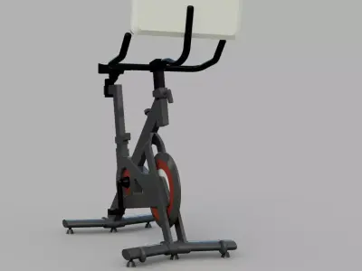 Exercise Bike Stationary Bike 3D Printable Cycle 3D print model