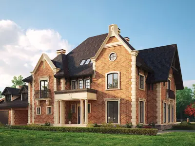 Private house 3D model 10