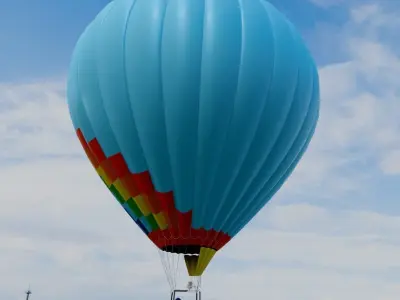 HOT AIR BALLOON 3D model 20