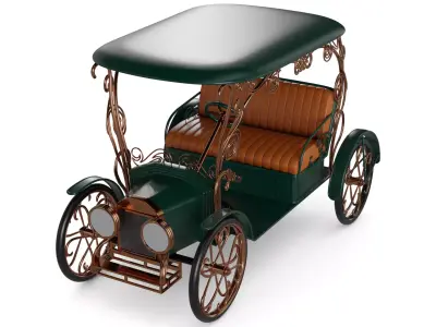 Golf Cart 3D model 2