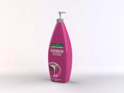 Shampoo and Conditioner Low-poly 3D model
