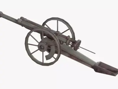Cannon Free 3D model