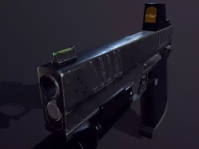 Staccato P 2011 Low-poly 3D model
