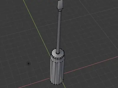 Screwdriver Low Poly fortnite 3D model