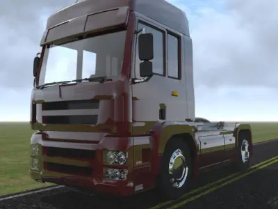 Truck EU Free 3D model