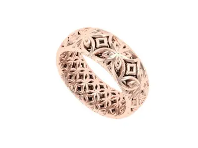 Wedding Ring  3D print model 176