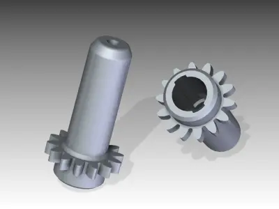 Pasta machine gear Free 3D print model