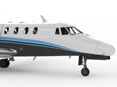 Cessna 650 Citation  3D model