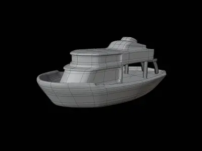 yacht 3D model by slabdsgn from CGTrader