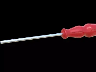 3D Screwdriver plastic 3D model