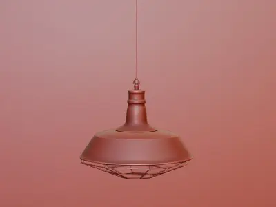 Industrial lighting furniture decoration PBR textured Free low-poly 3D model