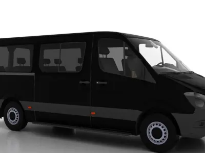 Mercedes Benz Sprinter L2H1 2015 Passenger EU 3D model