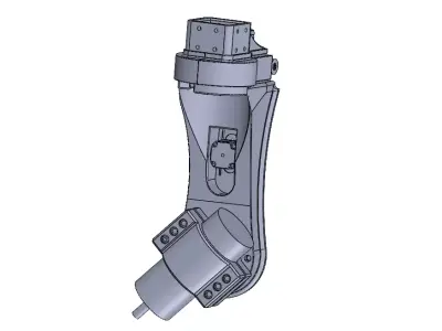 CNC HEAD FOR 5 AXIS Free 3D model