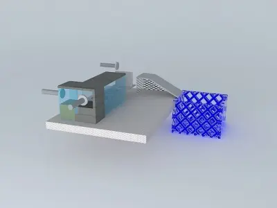 Conveyor belt Free 3D model get